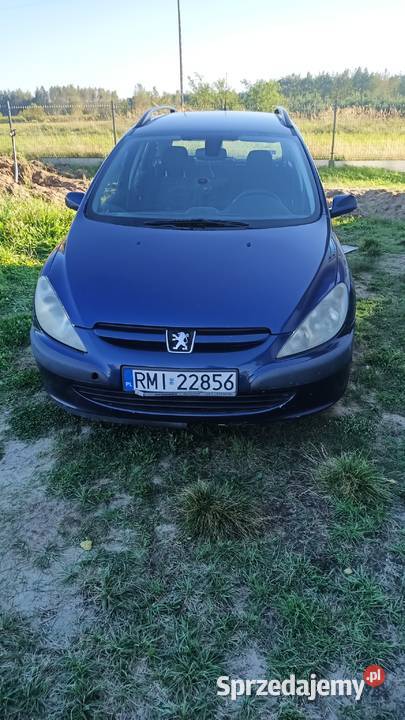 Peugeot 307 lekko uszkodzony blacharsko Tuszyma
