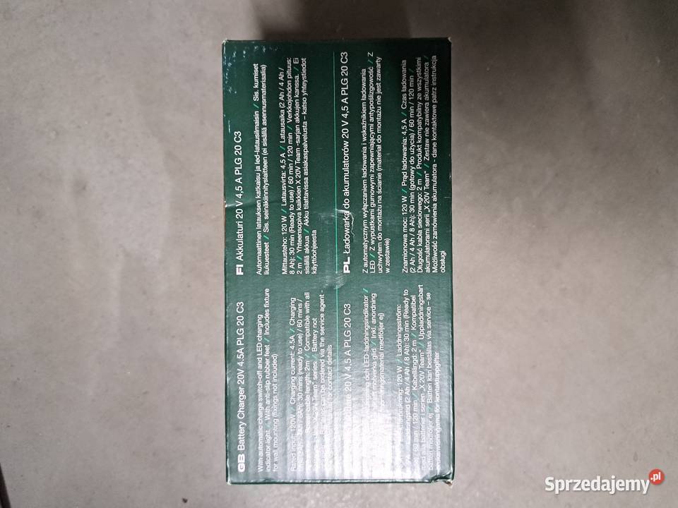 sprzedam baterie parkside 4 aha 20v plus Ełk