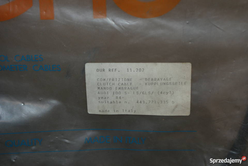 LINKA SPRZĘGŁA AUDI 100 44 44Q C3 08821190 Białobrzegi