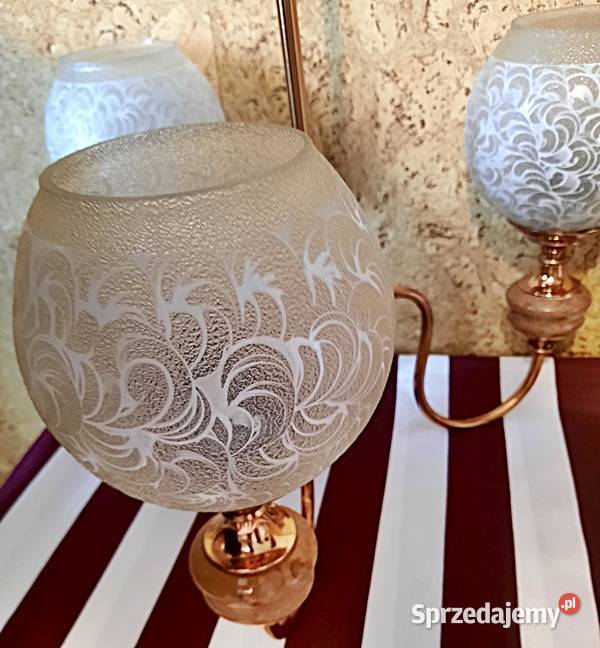 Żyrandol lampa sufitowa lata 30 40 te Ostrów Wielkopolski