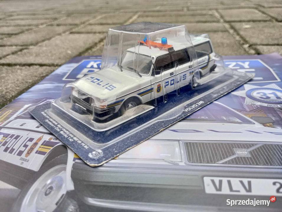 VOLVO 240 kultowe wozy policyjne Deagostini mazowieckie Warszawa