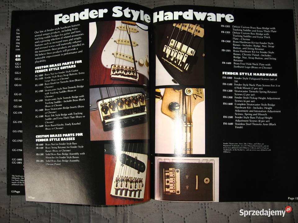 Di Marzio 19791980 Catalog katalog przetworników Kępice