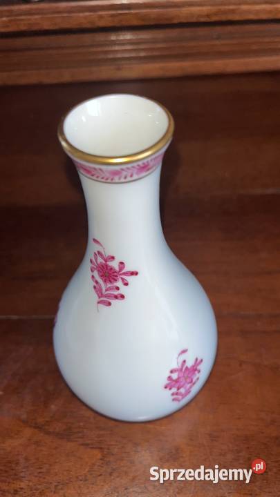 Wazon Herend Biała porcelana z dekorami w Antyki, Sztuka, Kolekcje Gdańsk