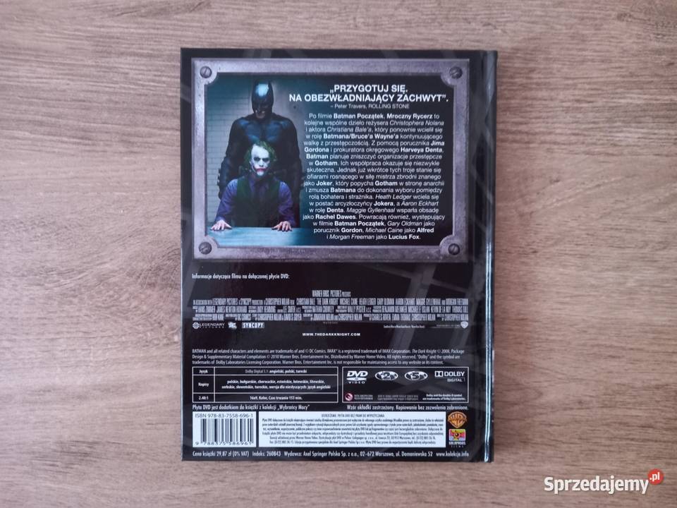 Film Mroczny rycerz DC seria Wybrańcy Mocy do