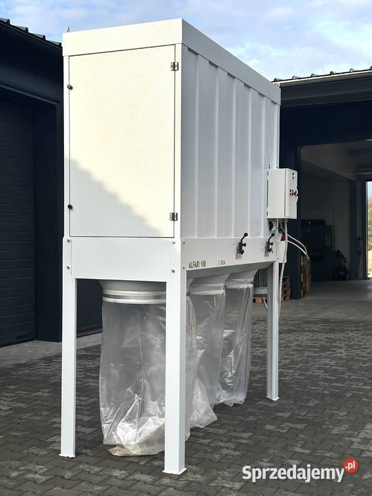 Odciąg trocin 3 workowy ALFARIMINI Euro4 55 kW Łabuńki Pierwsze