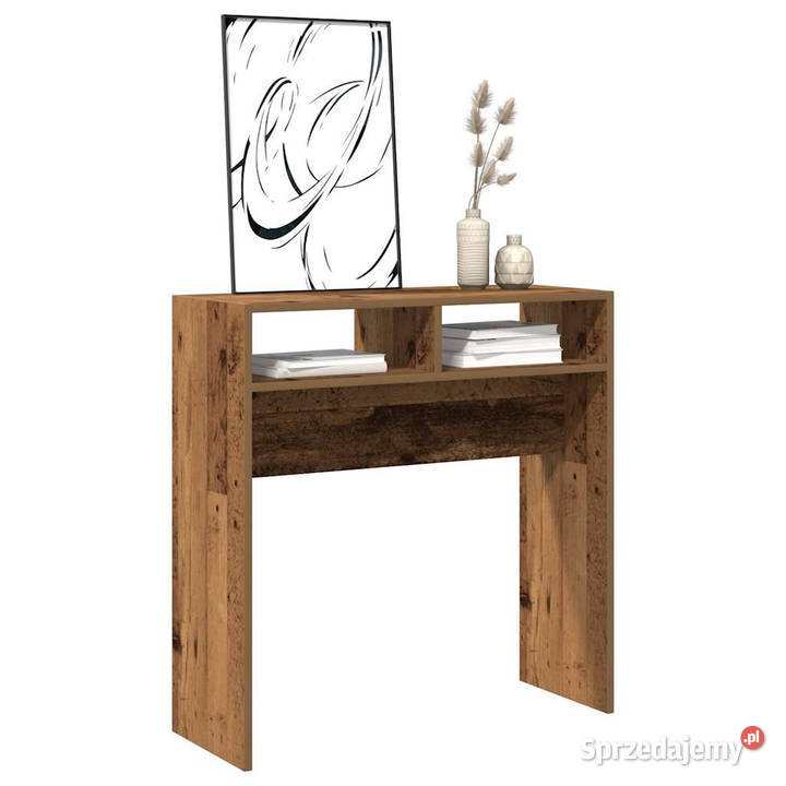 Stolik konsolowy stare drewno 78x30x80 WM856620 Stoły Warszawa sprzedam