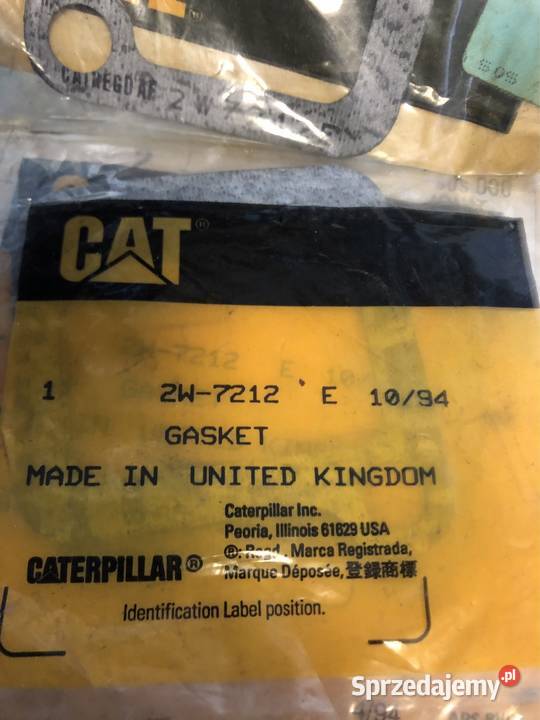 CAT Uszczelka regulatora wody o grubości 08 mm Piła