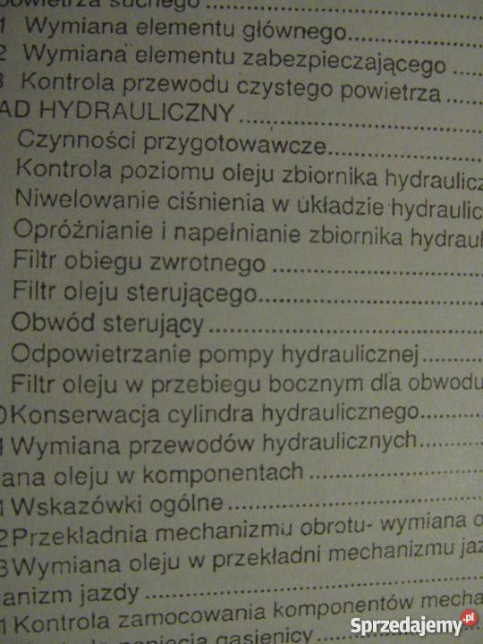 INSTRUKCJA OBSŁUGI DTR LIEBHERR R904 C i inne Rok wydania 2008 zachodniopomorskie
