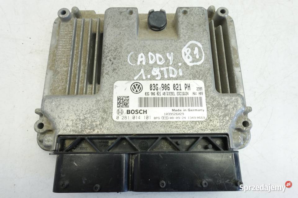 VW Caddy 19 TDI KOMPUTER SILNIKA sterownik MODUŁ Chełm