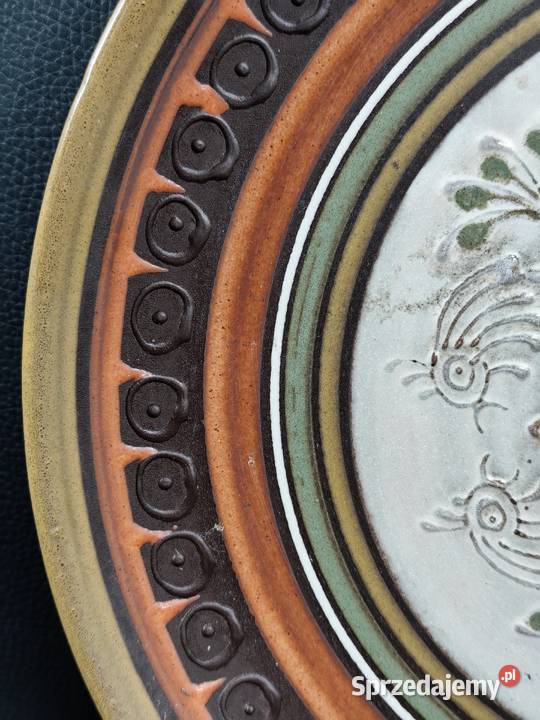 Talerz Ścienny Ceramiczny Poddębice