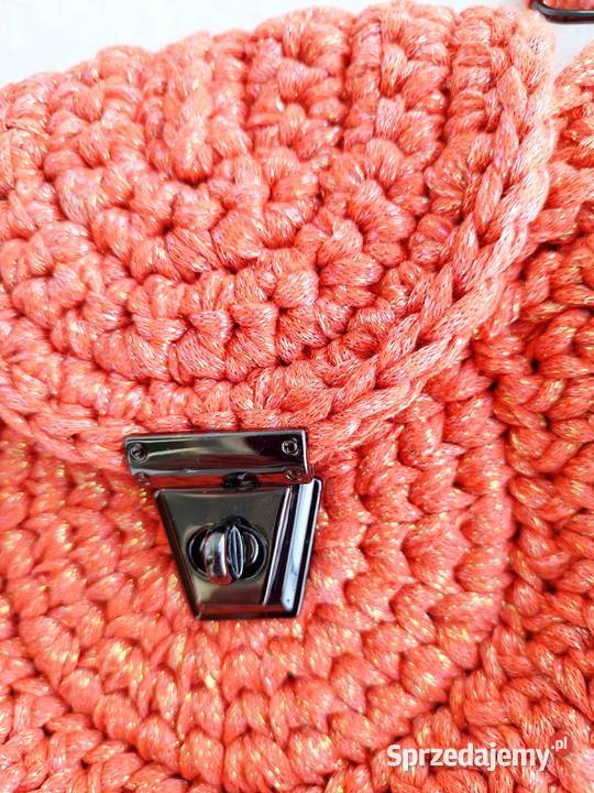 Torebka Oreo crochet wykonana z włóczki łódzkie Piotrków Trybunalski