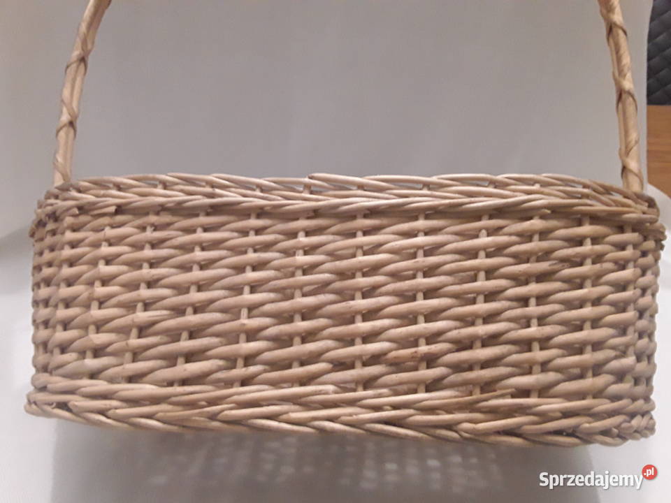 KOSZYK STOJACY OZDOBNY wiklina osłonka na kwiaty Dekoracje i ozdoby lubelskie Zamość