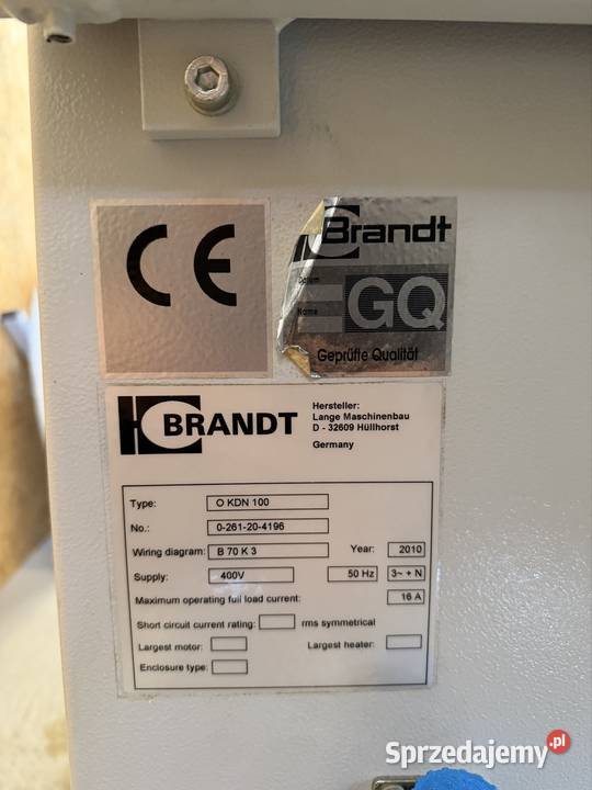 Okleiniarka oklejarka Brandt Ambition 1100 Frezy