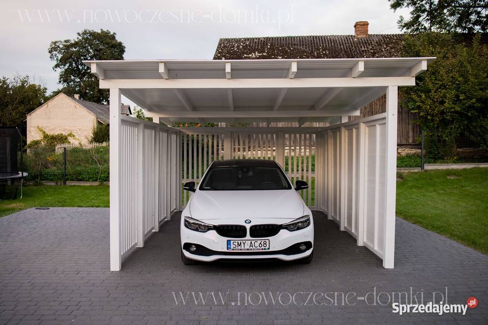 Wiata samochodowa drewniana Verona 4x6 Producent