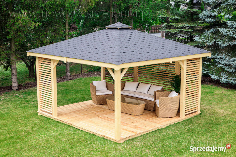 Altana ogrodowa Torino 1 wym 3x3m Producent Zielona Góra