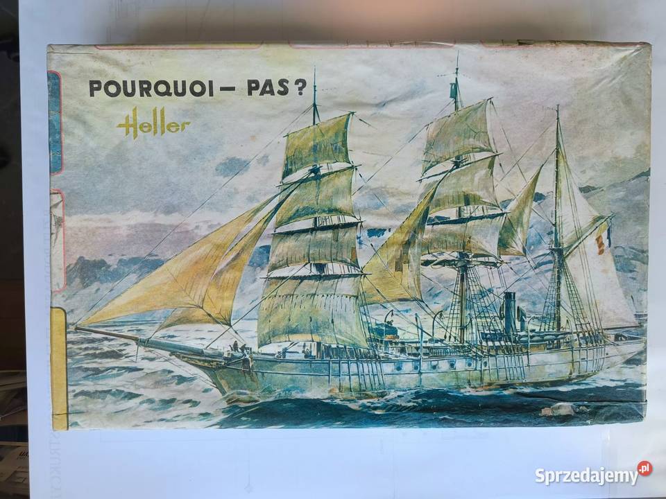 Model żaglowca POURQUOIPAS z PCV do sklejania pomorskie Gdynia