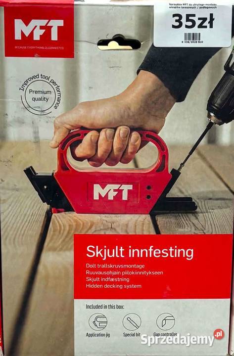 Narzędzie MFT do ukrytego montażu wkrętow Elbląg