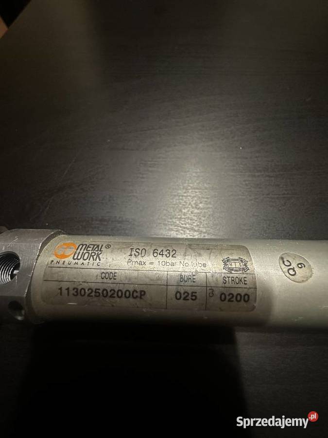 Siłownik Pneumatyczny Metal Work 1130250200CP