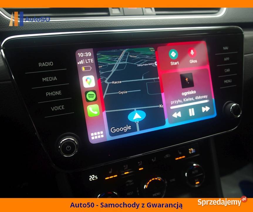 Skoda Superb PLUG IN Hybrid 218 SALON POLSKA elektrycznie ustawiane fotele Superb Poznań