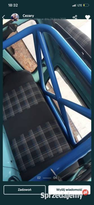 Fiat 126p Rollbar klatka kjs tuning maluch Goleniów sprzedam