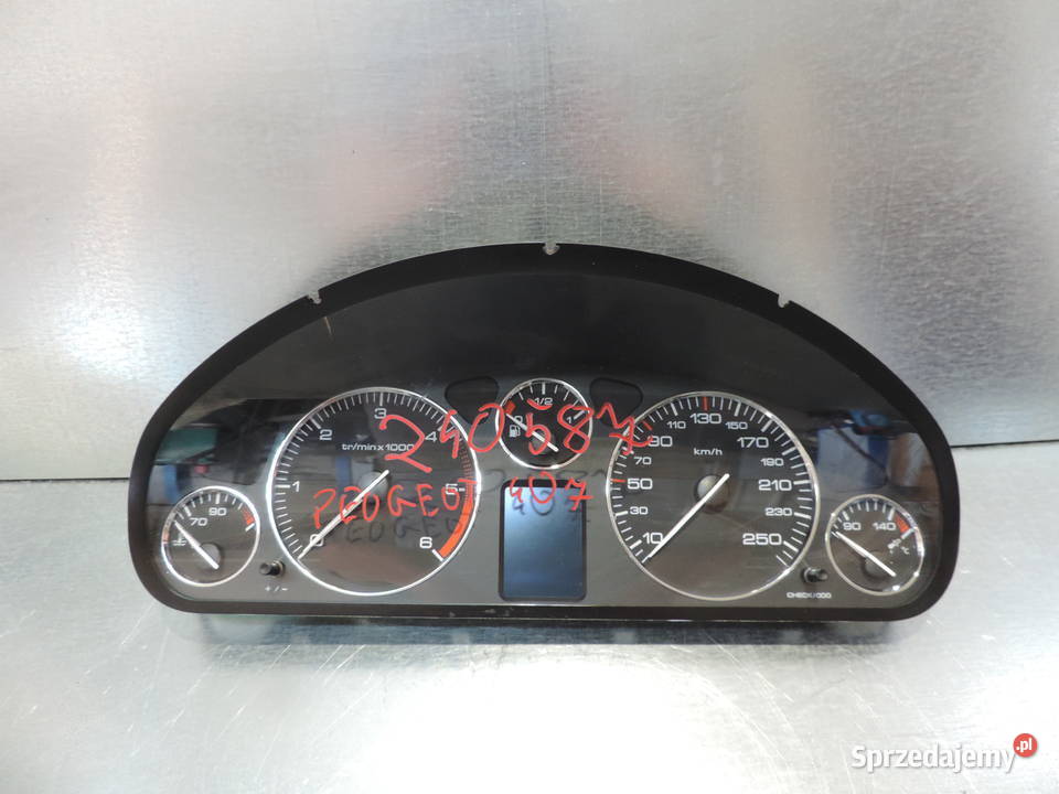 PEUGEOT 407 LICZNIK ZEGARY 9658138280 27 HDI Nowy Sącz