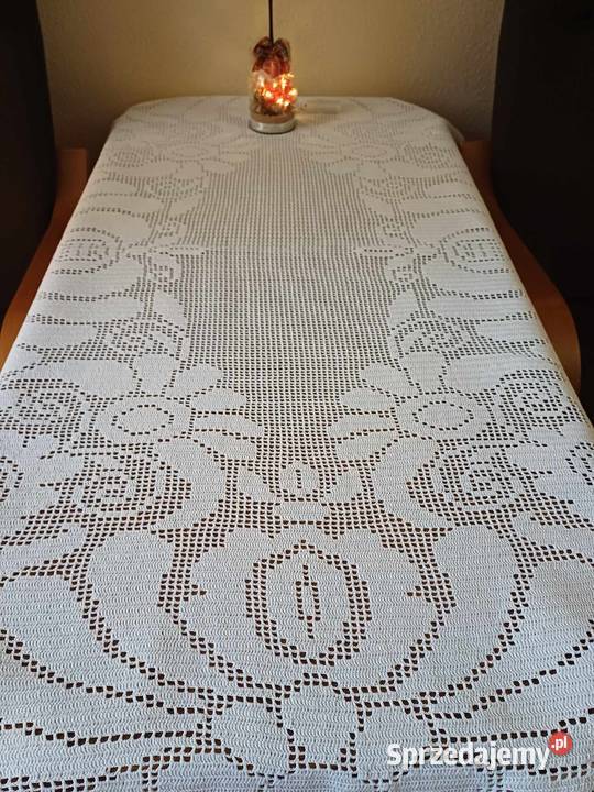 Obrus szydełkowy rękodzieło Częstochowa