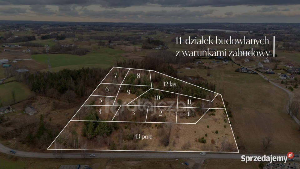 sprzedaży gruntu 1000m2 Pomieczyno sprzedam