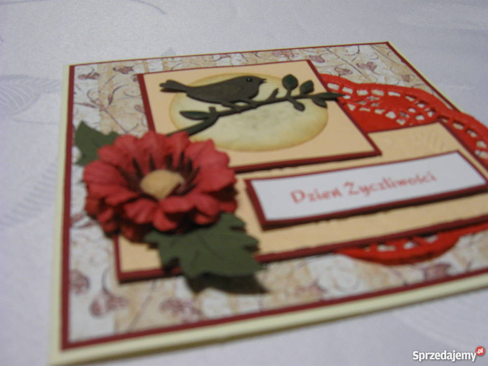 Jesienne klimaty Kartki ręcznie robione Zbójno sprzedam