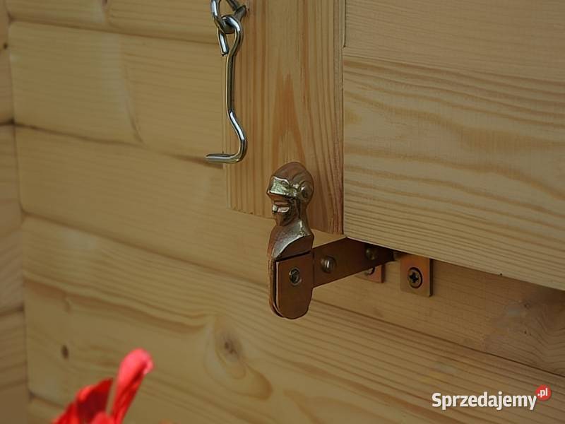 Domek drewniany Grześ z tarasem 3x5 balik 28mm Parzymiechy