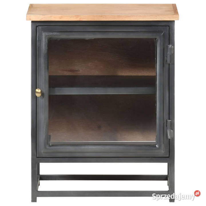Szafka nocna szara 40 x 30 x 50 lite drewno sprzedam