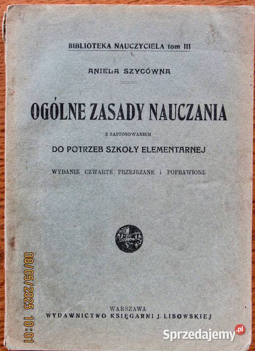 Ogólne zasady nauczania w szkole elementarnej z Bychawka Trzecia