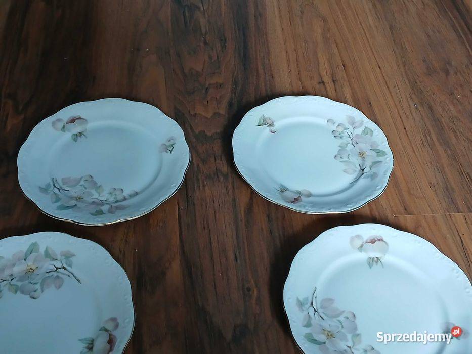 Zestaw starych 6 talerzyków porcelanowych KPM Kraków