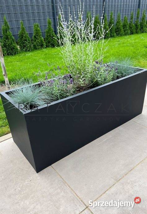 Donice z cortenu stalowe malowane i gabionowe Bydgoszcz