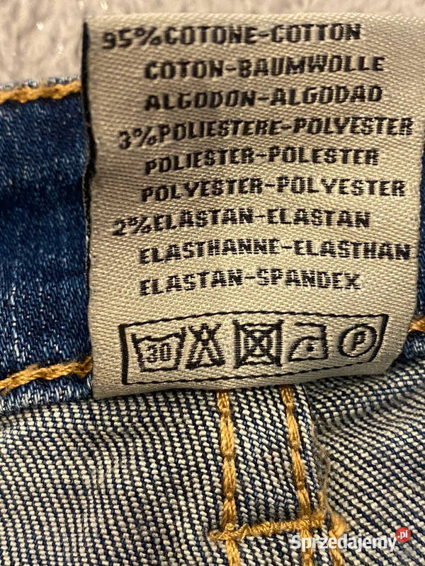 Dżinsyjeansy motylek wyszywany rozmiar L Warszawa