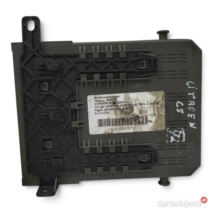 MODUŁ KOMFORTU BSI Citroen C5 I 9643805380 osobowe lubelskie Chełm