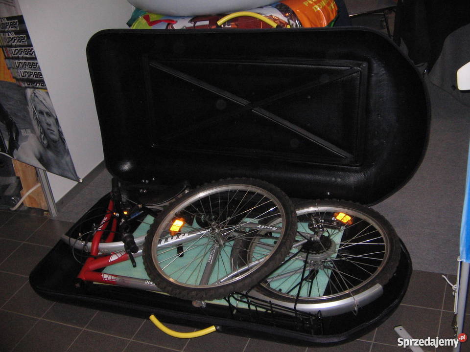 Box plastikowy walizka na rower Wrocław sprzedam