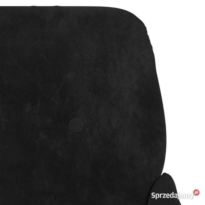 Fotel czarny 62x79x79 obity aksamitem WM351409 Warszawa