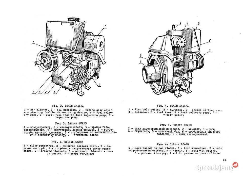 instrukcja obsługi silnika 1ca 90 Stalowa Wola