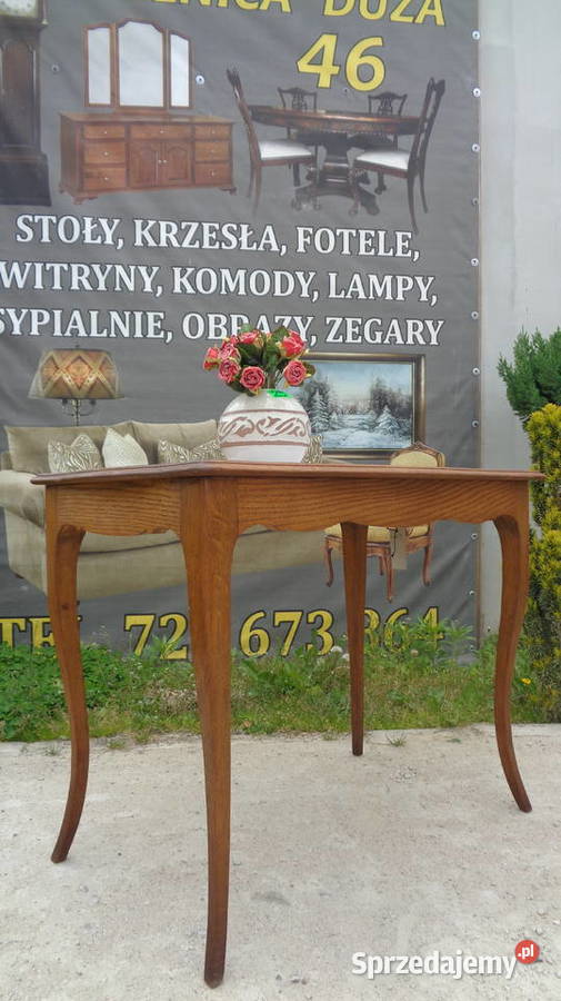 stolik ludwikowski z giętymi nogami Pozostałe Mielnica Duża