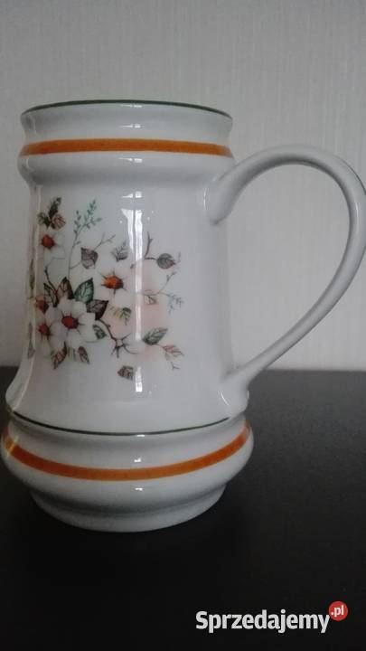 Kufel dzbanek stara porcelana Ćmielów podlaskie Warpechy Stare