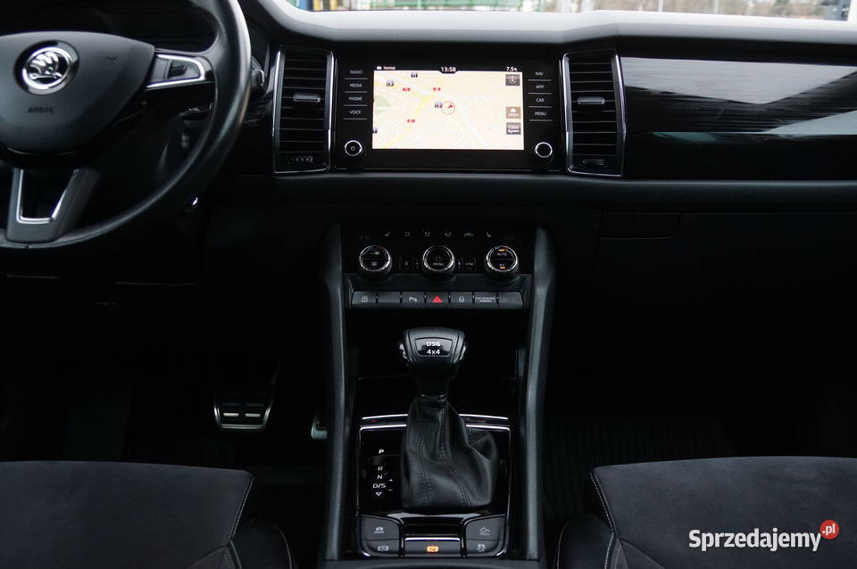 Skoda Kodiaq 20 TDI CR 190 4x4 7osób Webasto LED ABS Nowy Sącz sprzedam