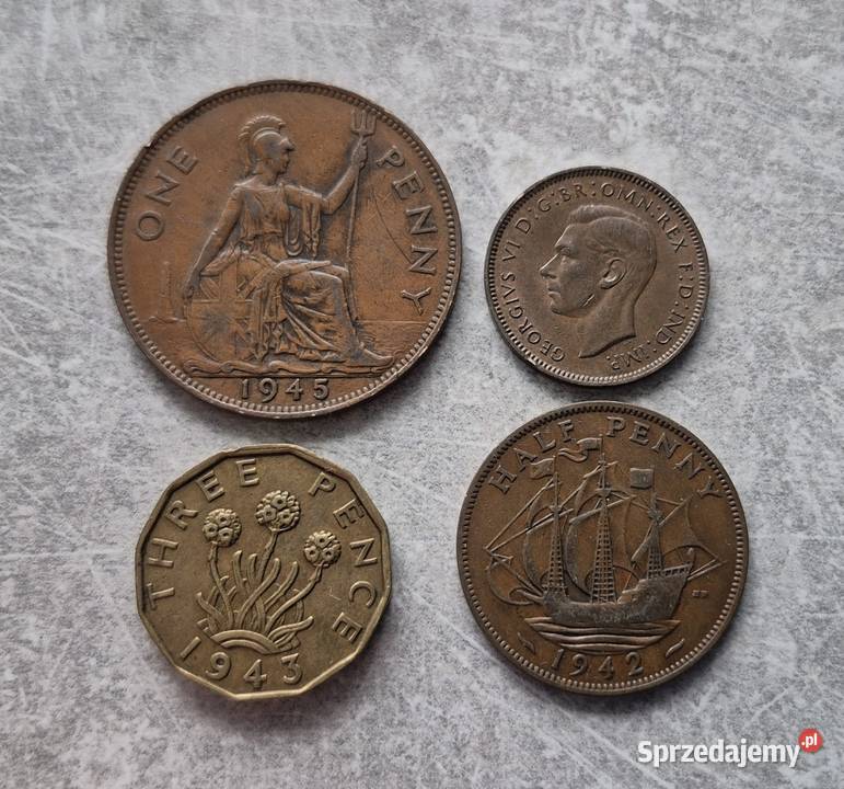 H33 ANGLIA zestaw monet 4