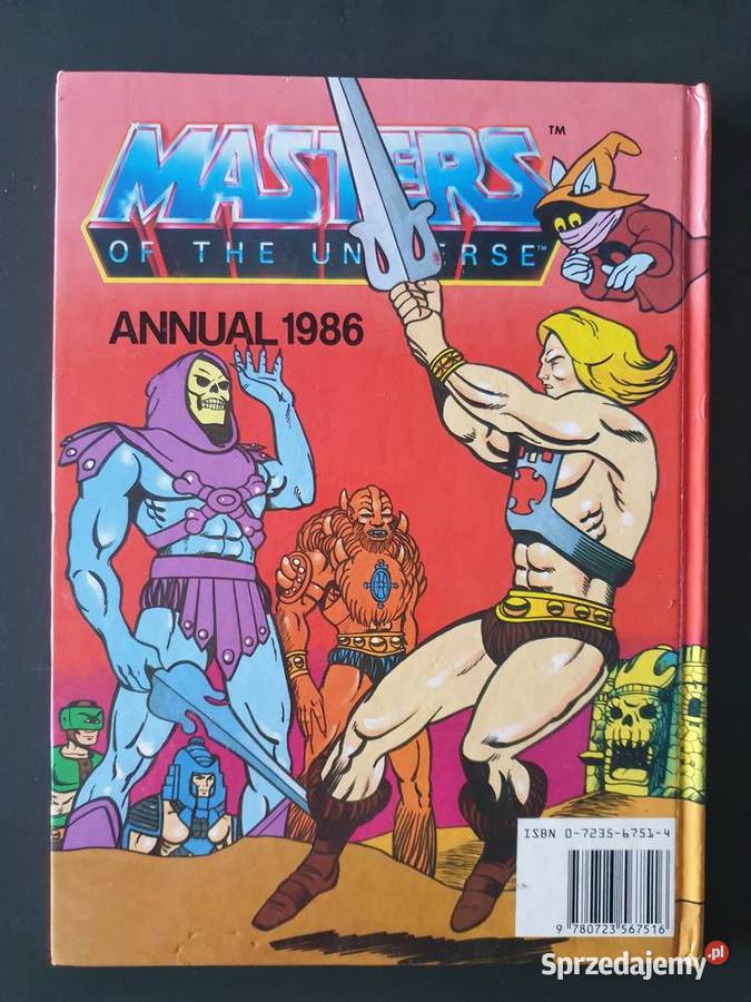 HeMan Masters Of The Universe Annual 1986 komiks Gdynia