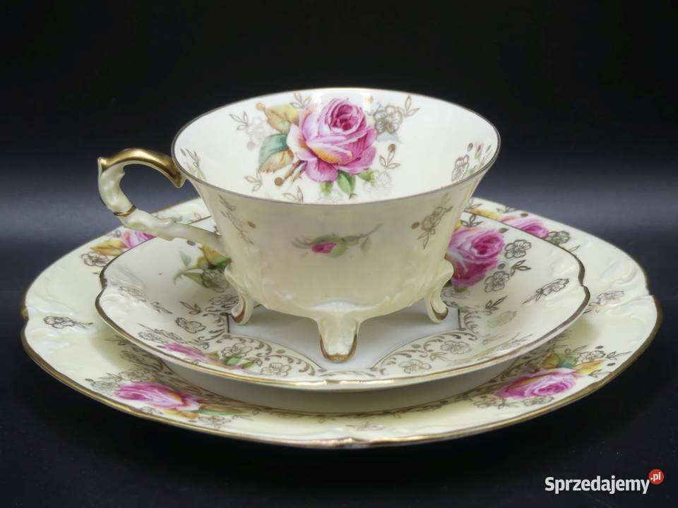 Zjawiskowe różane trio Tułowice Tillowitz 1928 Poznań