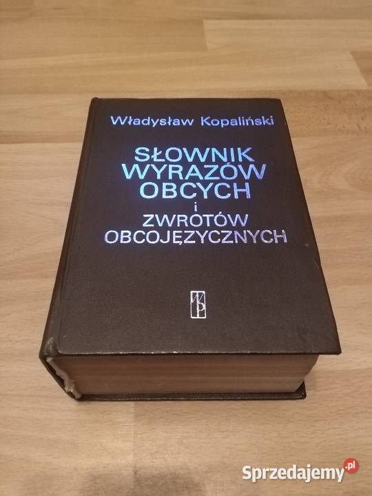 Słownik Wyrazów Obcych i Zwrotów Obcojęzycznych 1980 rok