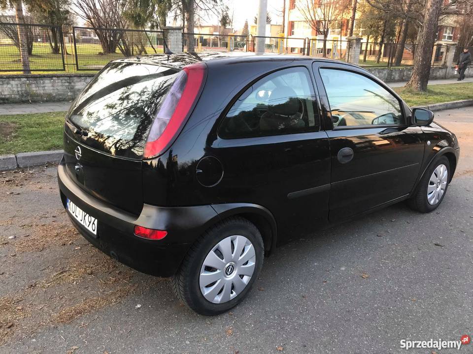 Opel Corsa C 12 16V 75 AUTOMAT LPG czarny Pszczyna
