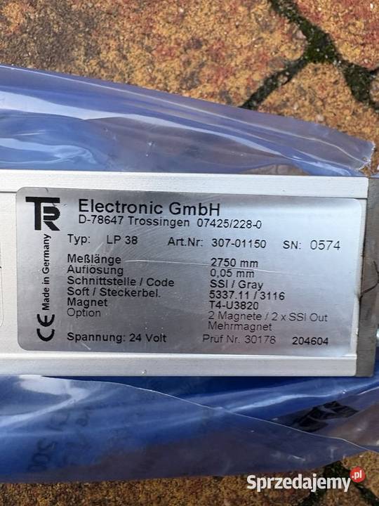 TR Electronic LP 38 30701150 Linear transducer Pozostałe Warszawa sprzedam