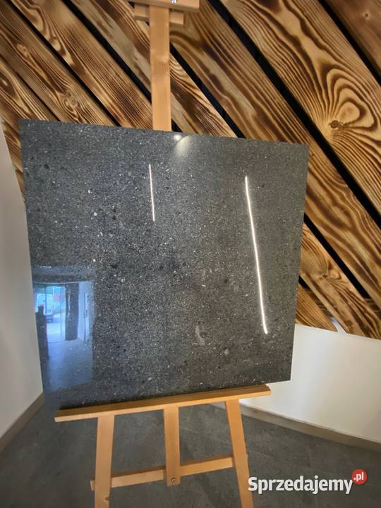 gres poler 60x60 Granite STONE NERO Dom i Ogród