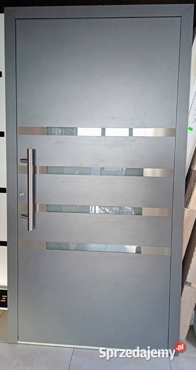Drzwi zewnętrzne aluminiowe NOWOCZESNE ręki Bydgoszcz sprzedam