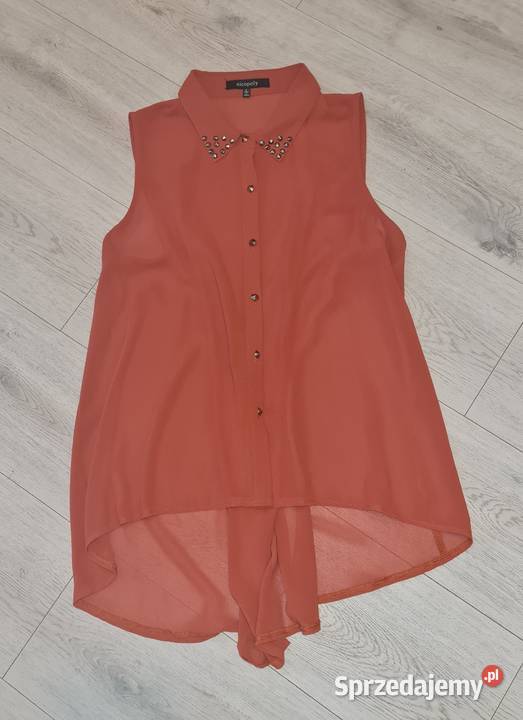 Bluzka damska dłuższy tył ćwieki 38M Łódź